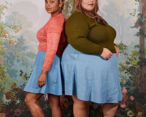 two women posing