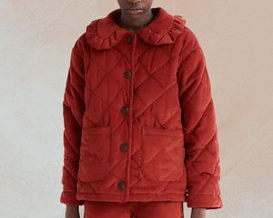 woman in corduroy