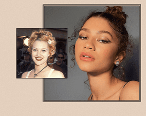 Drew Barrymore Thin Brows